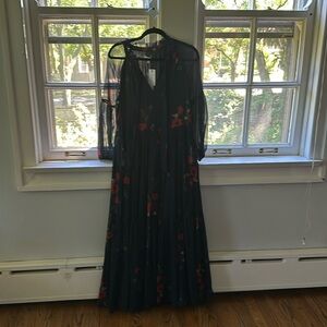 Navy peint Joie maxi dress. NWT. Size XS